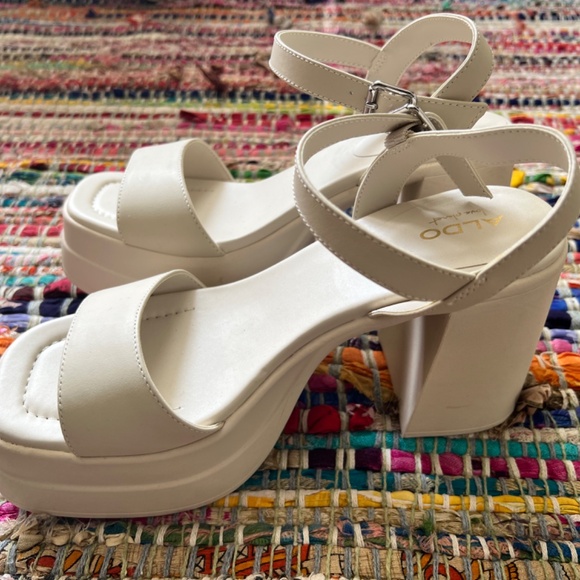 ALDO chunky platform sandals for women Size 10 - Picture 3 of 5